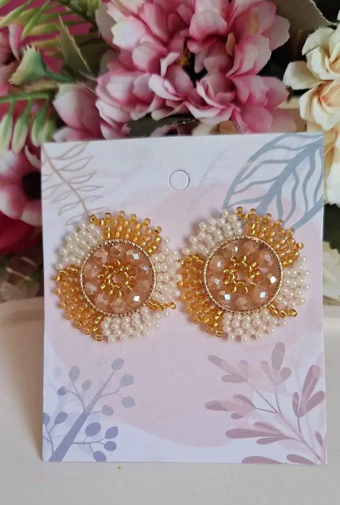 Pendientes Topo Baby Sol Dorados