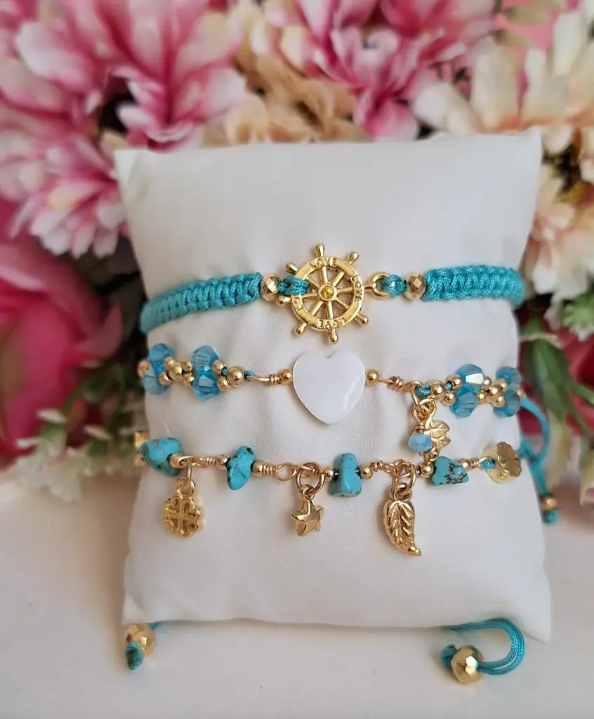 Brazalete Corazón Nácar
