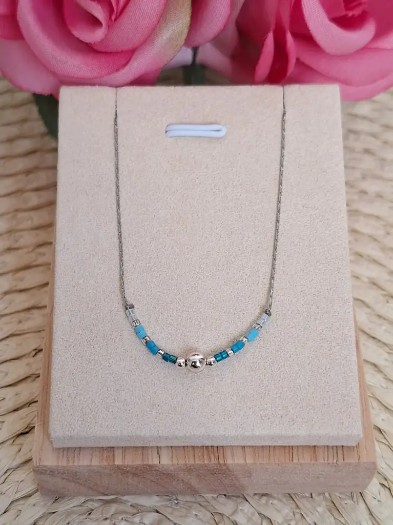 Collar Acero miyuki