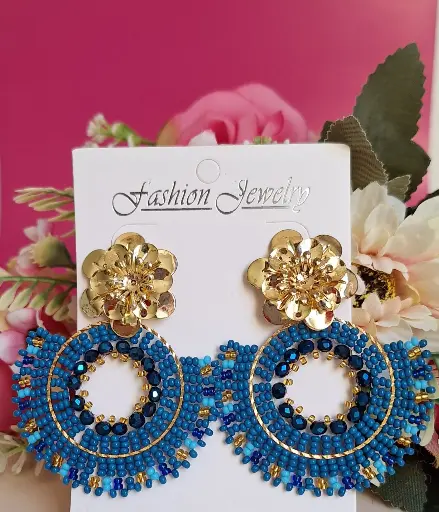 Maxiaretes Flor Mándala Azul