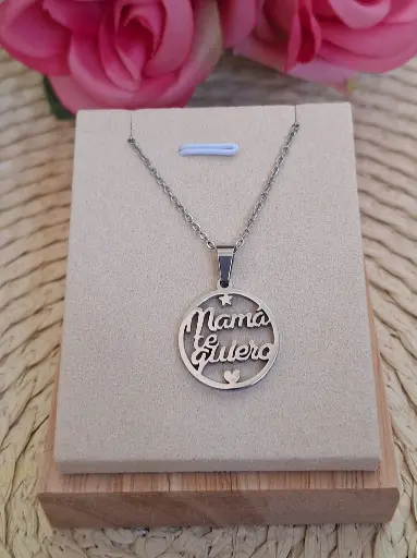 Collar de Acero MAMÀ TE QUIERO