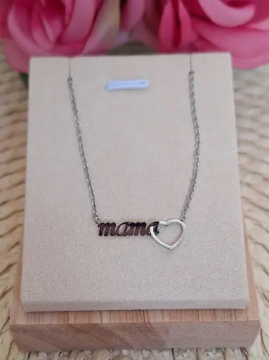 Collar Acero MAMA CORAZON