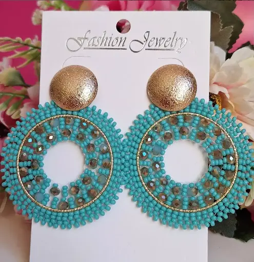 Pendientes Maxi aretes Turquesa