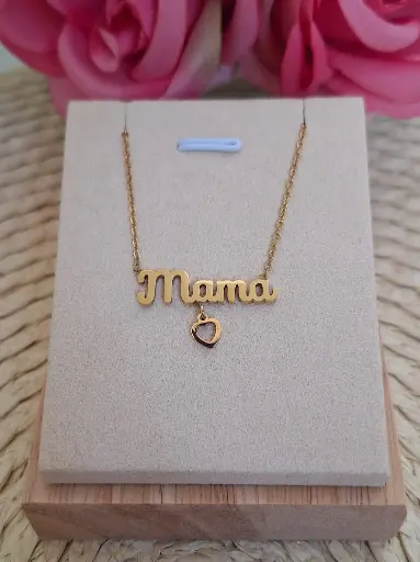 Collar de Acero MAMÁ CORAZÓN