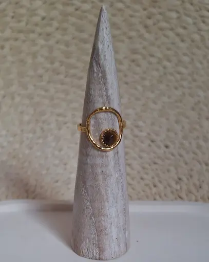 Anillo Cristal ojo de Tigre