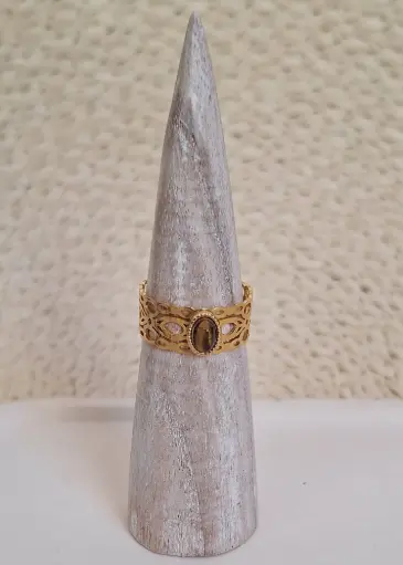 Anillo Piedra ojo de tigre